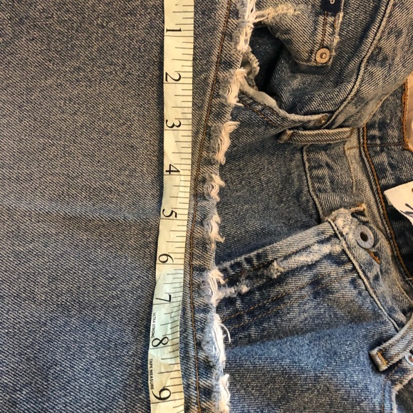 High Waisted Jeans Express Denim Blues - Picture 5 of 7